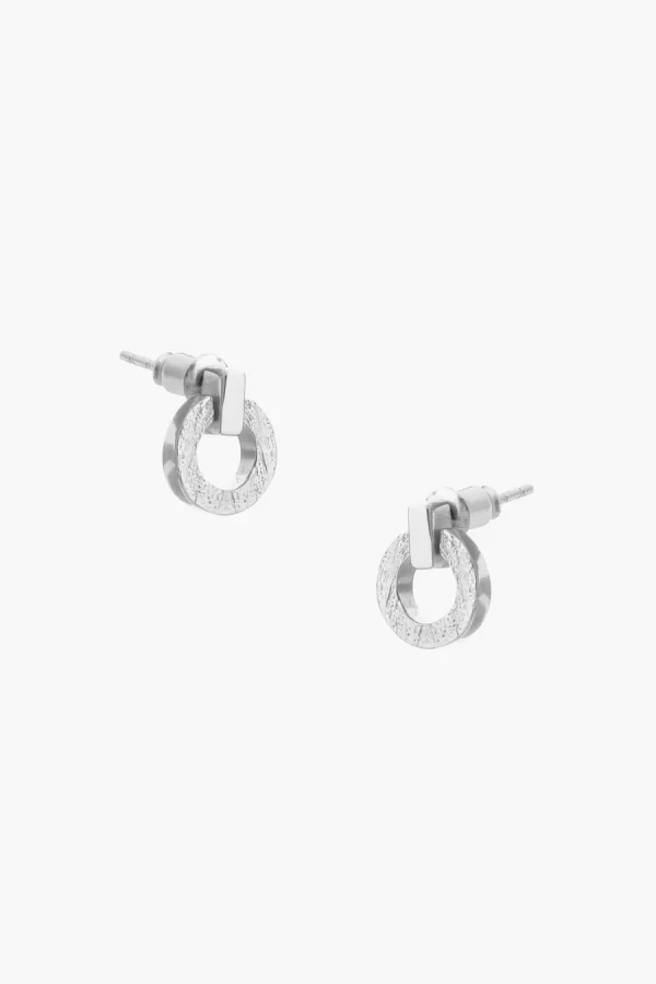 Tutti and Co Palm Earrings Silver