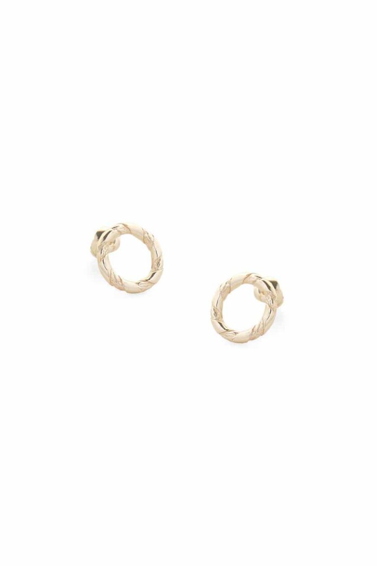 Tutti and Co Gold Rope Earrings