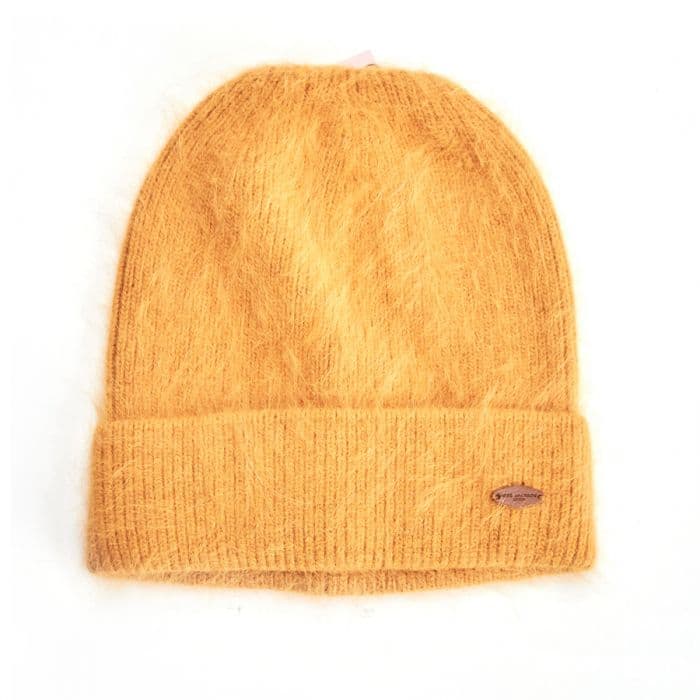 Verona Mustard Fluffy Hat