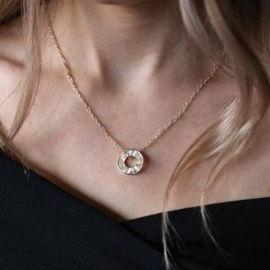 Tutti and Co Sunrise Necklace Gold