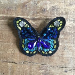 Sixton Sapphire Butterfly Pin
