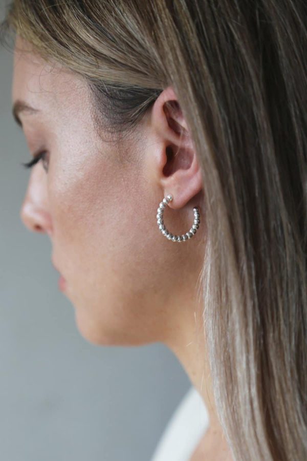 Lustre Earrings Silver