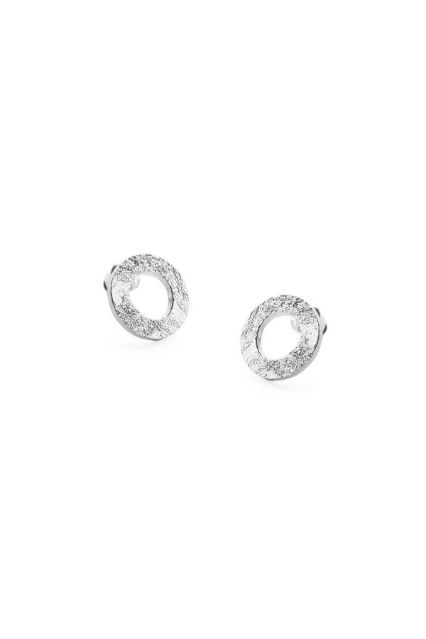 Tutti and Co Mineral Earrings Silver