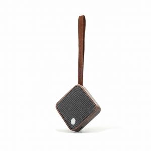 Square Pocket Bluetooth Speaker Walnut