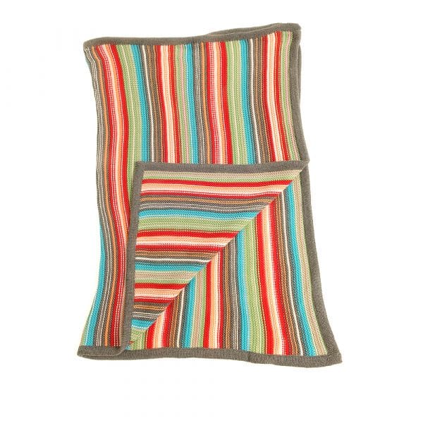 Baby Blanket Colourful Stripes