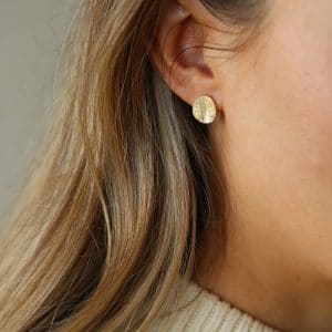 Tutti and Co Frost Earrings Gold