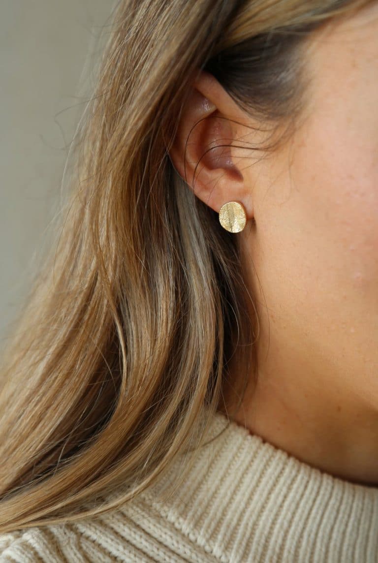 Tutti and Co Frost Earrings Gold