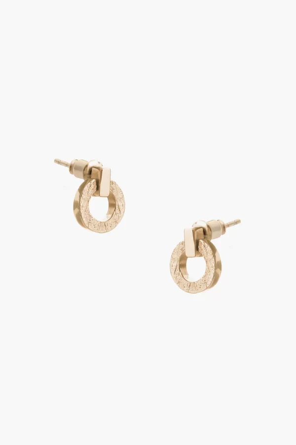 Tutti and Co Palm Earrings Gold