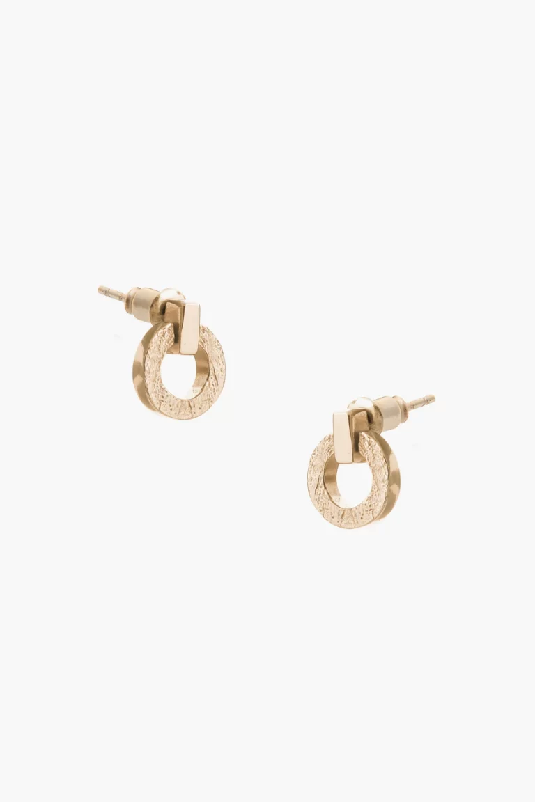 Tutti and Co Palm Earrings Gold
