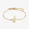 Joma Jewellery Aura Gold Bar Bracelet - Image 2
