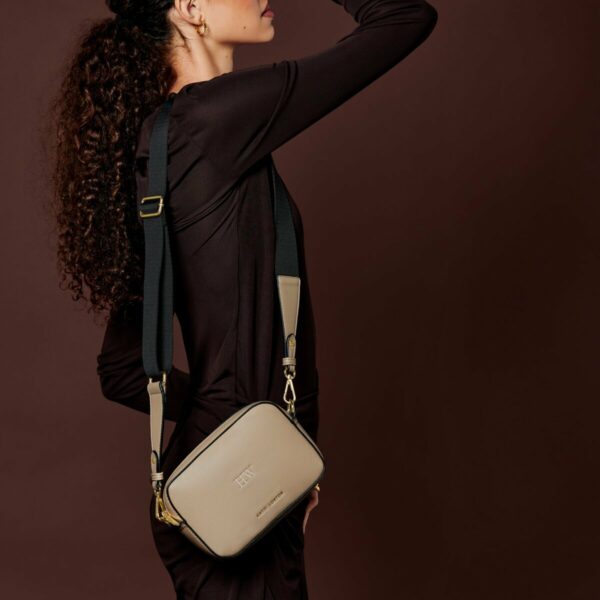 Katie Loxton Marnie Mini Crossbody Taupe - Image 2