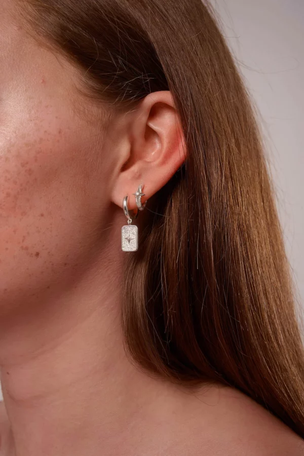Tutti and Co Wish Earrings Silver - Image 2