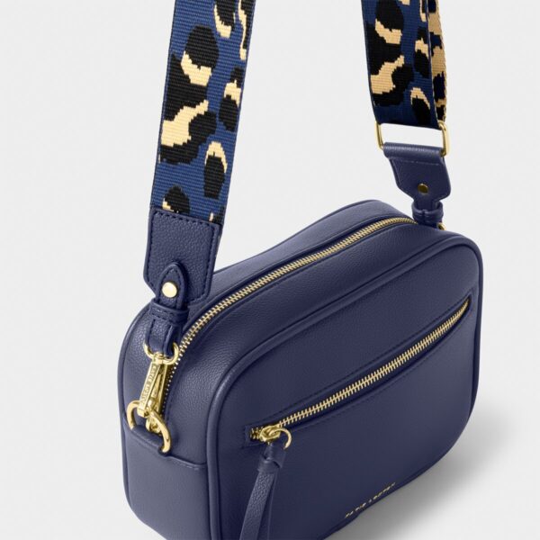 Katie Loxton Hallie Double Strap Bag Midnight Blue - Image 3