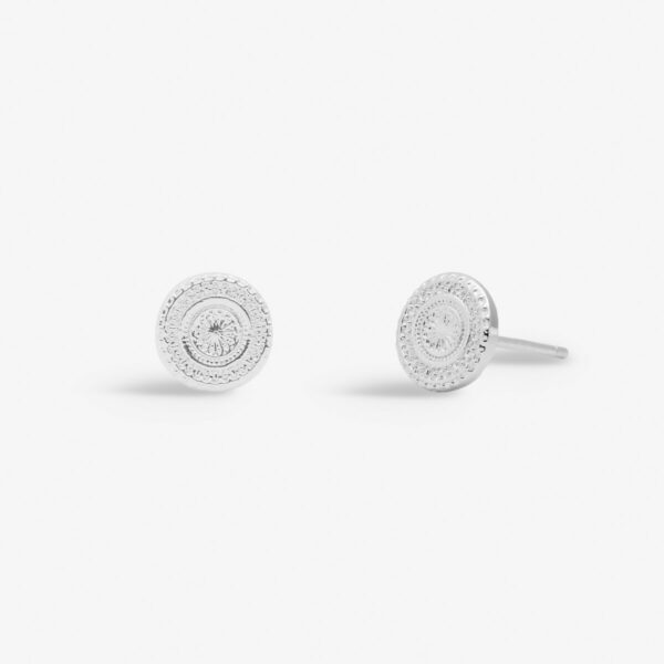 Joma Jewellery Coin Earrings - Image 3