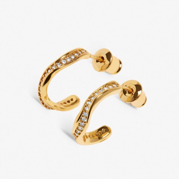 Joma Jewellery Pave Wave Earrings