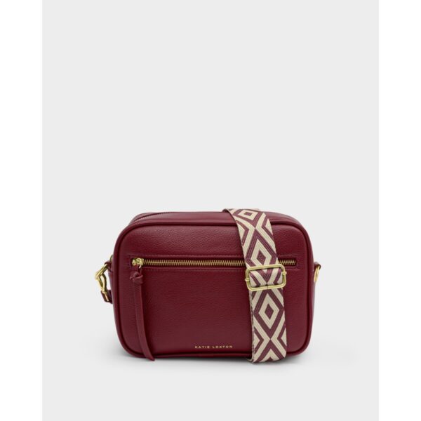 Katie Loxton Hallie Double Strap Bag Cherry - Image 2