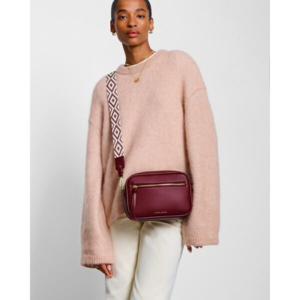 Katie Loxton Hallie Double Strap Bag Cherry