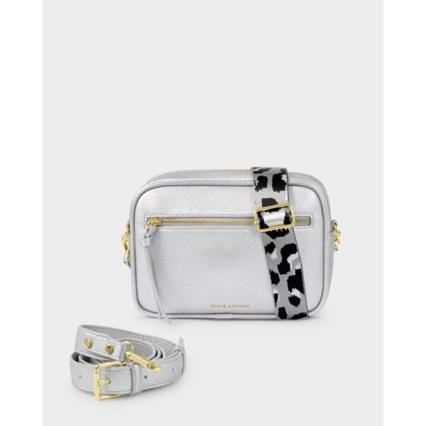 Katie Loxton Hallie Double Strap Bag Silver