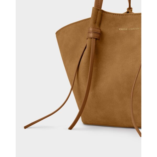 Katie Loxton Celina Suedette Tote Caramel - Image 4